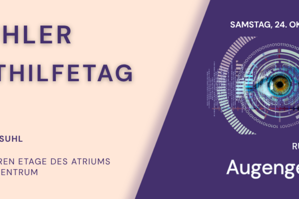 36. Suhler Selbsthilfetag: Augengesundheit im Fokus