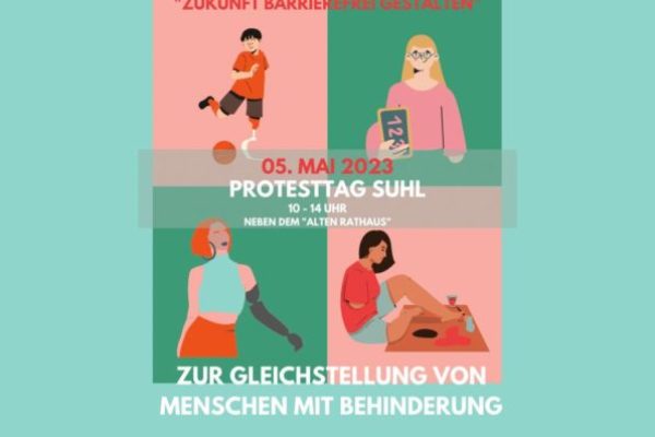 Europäischer Protesttag zur Gleichstellung von Menschen mit Behinderungen