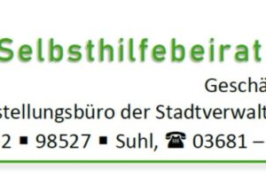 Neuer Selbsthilfebeirat der Stadt Suhl