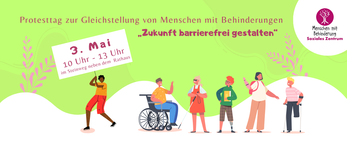 Einladung zum Protesttag für Menschen mit Behinderung