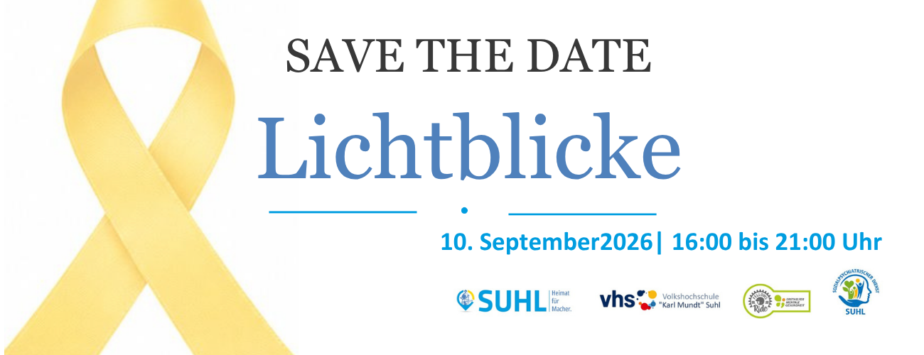 Save the Date Hinweis auf Veranstaltung