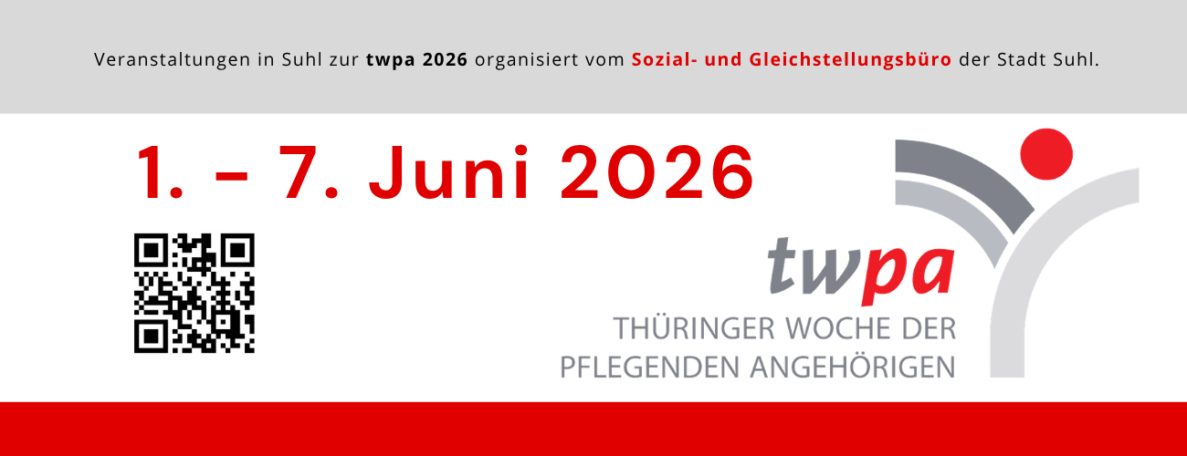 Titelbild zur Thüringer Woche der Pflegenden Angehörigen 2026