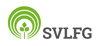 Logo: SVLFG: Sozialversicherung für Landwirtschaft, Forsten und Gartenbau (Link zur Website www.svlfg.de)
